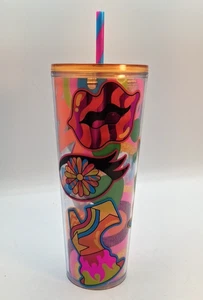 Starbucks Cold Cup Tumbler 24 oz Venti Tim Singleton Pride Summer 2023 NEW - Bild 1 von 5