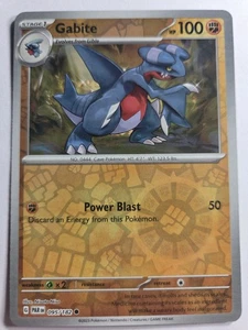 Gabite 095/182 PAR SV04: Paradox Rift Common Reverse Holo NM Pokemon TCG - Picture 1 of 2