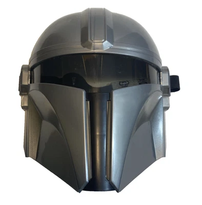 Máscara infantil Star Wars The Mandalorian plástico 6+ alça elástica - Imagem 1 de 4