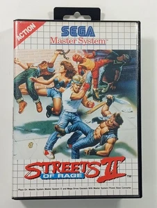 STREETS OF RAGE II SEGA MASTER SYSTEM (MS) PAL-EURO (COMPLETE - COVER DAMAGE) - Picture 1 of 11