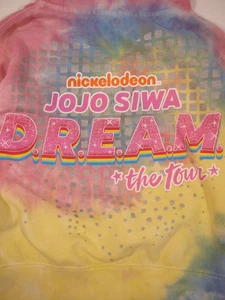 Nickelodeon Jojo Siwa Youth Small Tie Dye Hoodie Dream Tour hooded sweatshirt - Picture 1 of 11