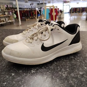 Nike Infinity G Golf Shoes Mens Sz 9.5 W White Black CT0535-101 FitSole Cleats - Picture 1 of 7