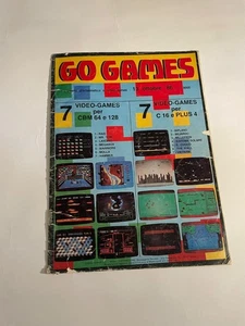 GO GAMES MENSILE INFORMATICA E VIDEO GAMES vintage c16 commodore - Foto 1 di 3