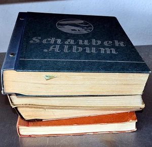 ALLE WELT 4 alte Alben unterschiedlich befüllt ab Klassik Bessere Ausgaben usw. - Picture 1 of 24