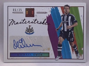 2021-22 Panini Impeccable Premier League Michael Owen Autograph Auto #06/35 SP - Picture 1 of 3
