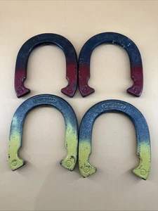 4 Vintage Double Ringer Horseshoes G - Picture 1 of 5