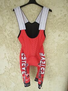Combi Cuissard cycliste EXTREME by ESTEVE cycling short Codi Sports rouge L