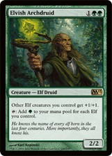 1x Elvish Archdruid LP, English MTG Magic 2013 (M13)