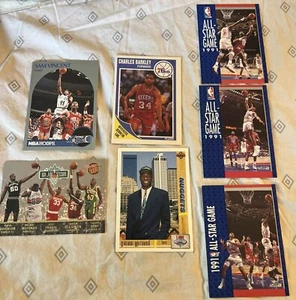 All Star Game 1991 Basketball Cards Plus 4 Bonus Cards Total Of 7 Trading Cards - Picture 1 of 14