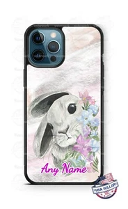 Funda de teléfono personalizada con diseño de cabeza de conejo de Pascua para iPhone Samsung - Imagen 1 de 12