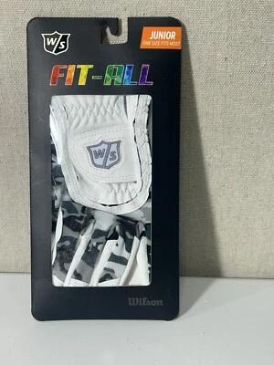 GUANTE DE GOLF WILSON FIT-ALL Junior - NUEVO Talla Única Se Adapta a la mayoría Foto 1 de 4