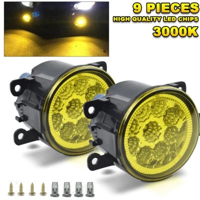 Pair Bumper LED Fog Lights Driving Lamps For Lincoln Navigator 2007-2015 - Image 1 of 4