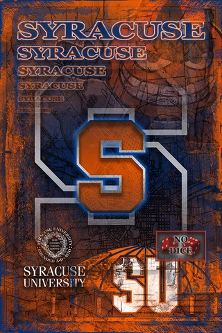 SYRACUSE ORANGE Poster Syracuse Orange NCAA Football Print Free Shipping Us Cover