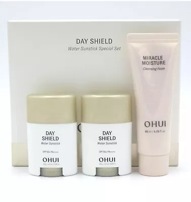 O HUI Day Shield Water Sunstick Special Set 3 Items SPF50+ PA++++ K-Beauty