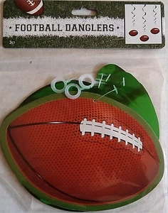 Football Danglers  3 Pieces - Picture 1 of 1