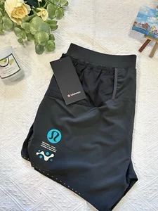 Nuevo con etiquetas $98 Pantalón Corto Lululemon Para Hombre Fast Free Road To Trail Forrado 6" - GGRE - Talla XL - Imagen 1 de 9