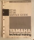 1990 Yamaha Technical Training RT100 RT180 Mechanics Handbook Service Book