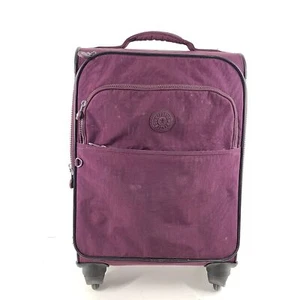 Kipling 22" Parker Small Rolling Luggage Carry On Cabin Spinner Purple - Picture 1 of 8