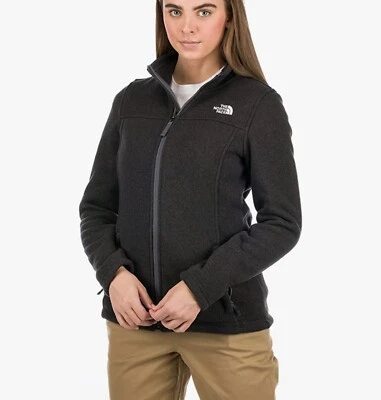 The North Women Face Mauve Maggy Long Sleeve Full Zip Sweater Size SP - Image 1 of 4