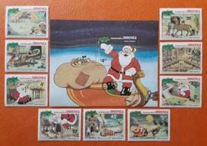 DOMINICA 1981 MNH Disney Santa Workshop Christmas See Desc. Cat #'s Superb 3566 - Picture 1 of 3