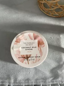 Victoria's Secret Coconut Milk & Rose Calm Exfoliating Body Scrub Travel 3 oz - Picture 1 of 4