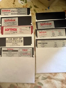 SOFTDISK SOFTWARE - Assorted 5.25 Disks / Apple Software - Picture 1 of 16