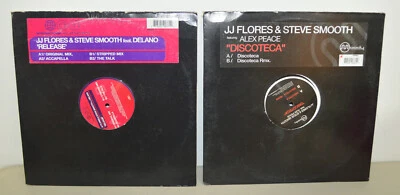 JJ Flores & Steve Smooth 2 Vinyl Records Discoteca - Image 1 of 4
