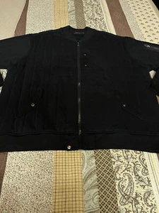 Chaqueta de Vuelo Intermedio Negra Polo Ralph Lauren 4XB Tipo K-1 Tiene Manchas - Imagen 1 de 17
