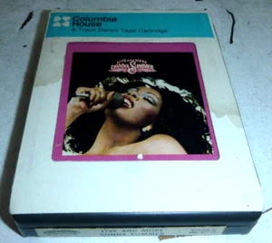 Donna Summers Live and More 8 Track Tape Stereo Cartridge READ - Picture 1 of 4