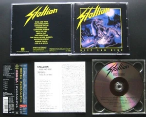STALLION Rise And Ride +1 2014 JAPAN CD OBI German NWOTHM SPEED METAL FLESHCRAWL - Picture 1 of 1