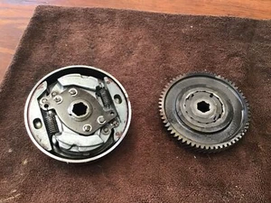 1981 Yamaha MJ50 Towny internal clutch centrifugal clutch housing starter gear - Picture 1 of 7