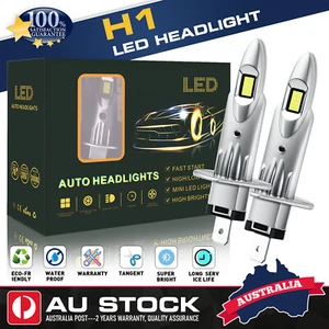 For Jaguar X-Type 2006 UP H1 White LED Headlight High Low Beam Bulbs - Picture 1 of 20