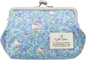 LIBERTY Sanrio Hello Kitty Bolsa de Cosméticos con Cierre Primrose Prado Azul Nuevo - Imagen 1 de 8