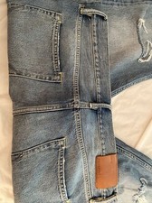 all saint’s mens distressed jeans 34x25