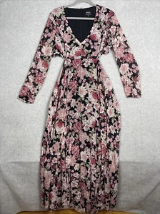 Bardot Womens Cut Out Maxi Dress Size 8 Cottagecore Feminine Floral Romantic - Picture 1 of 12