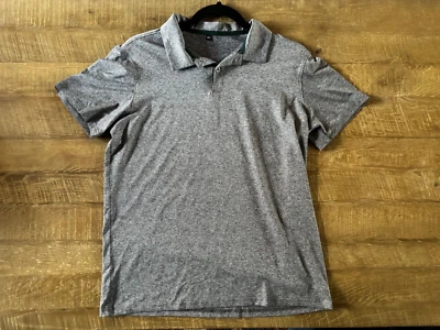 Camisa polo adolescente masculina tamanho XL 18-20 manga curta desgaste ativo cinza sem marca - Imagem 1 de 4