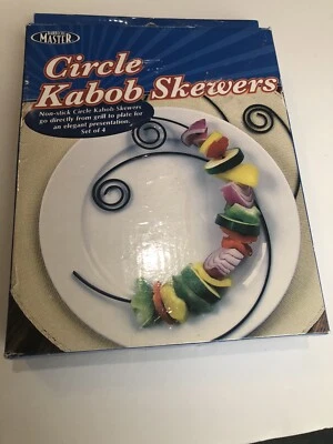 Barbeque Master Set of 4 Circle Kabobs Skewers 7.5 Diameter - Image 1 of 2