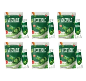 6x Nine Vegetable Instant Mix Powder Drink Fiber Control Hunger Help Excretion - Picture 1 of 8