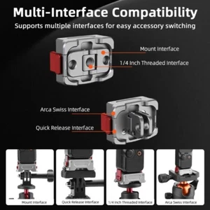 Aluminum Charging Adapter Base For POCKET3 Camera With Foldable - Picture 1 of 8