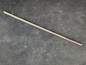 8' 6" Jointed Bamboo Pole 2 Piece Hook Weight & Bobber Natural Color New - Picture 1 of 24