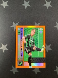 2022 TOPPS CHROME ZAN KOLMANIC ORANGE  #86 13/25