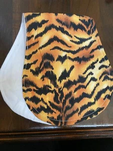 Handmade Burp Cloth Tiger Stripes Set of 2  - Picture 1 of 1