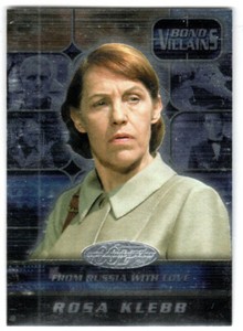JAMES BOND 40TH ANNIVERSARY BV002 BOND VILLAINS INSERT Lotte Lenya as Rosa Klebb