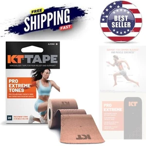 Synthetic Kinesiology Athletic Tape 20 Precut Strips Water-Resistant Support - Picture 1 of 7