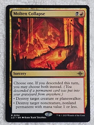 MTG Molten Collapse #234 The Lost Caverns of Ixalan Magic Card Rare NM - Image 1 of 4