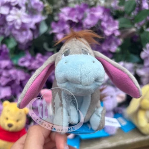 Authentic HK Disney Eeyore Magnetic Shoulder Pal Plush, Winnie The Pooh - Picture 1 of 2