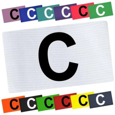 Spielführerbinde Armbinde C viele Farben Armband Kapitän Fußball FanShirts4u