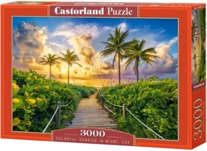 Castorland Jigsaw Puzzle 3000 Pieces Colorful Sunrise in Nice - Imagen 1 de 2