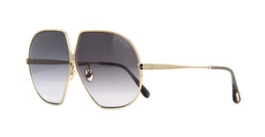 Tom Ford TARA FT 0785 Shiny Rose Gold/Grey Shaded (28B) Sunglasses - Picture 1 of 4