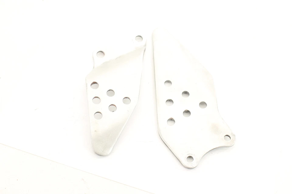 Kawasaki Ninja Zx6r Zx600r 2009 juego de talones OEM pulidos reposapiés delanteros  Foto 1 de 4